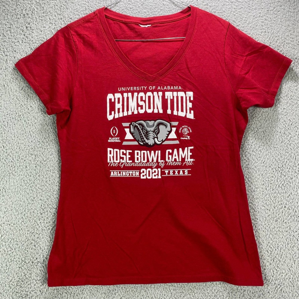 Alabama Crimson Tide Shirt‎ Womens Large Red College Football Roll Tide NCAA